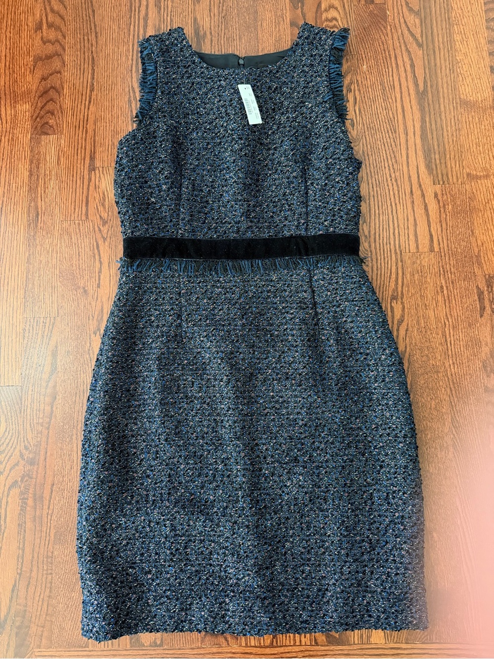 J Crew Sparkle Tweed Sheath Dress Size 8 NWT